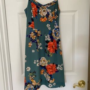 Anthropologie Silk Sun Dress. Dry Clean.